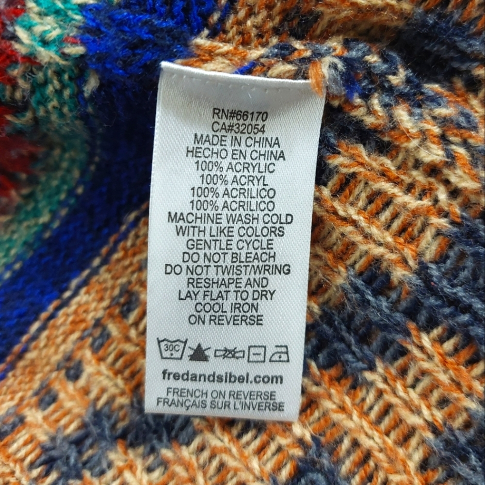 Colorful Geometric Women's Cardigan - Picture 10 of 10